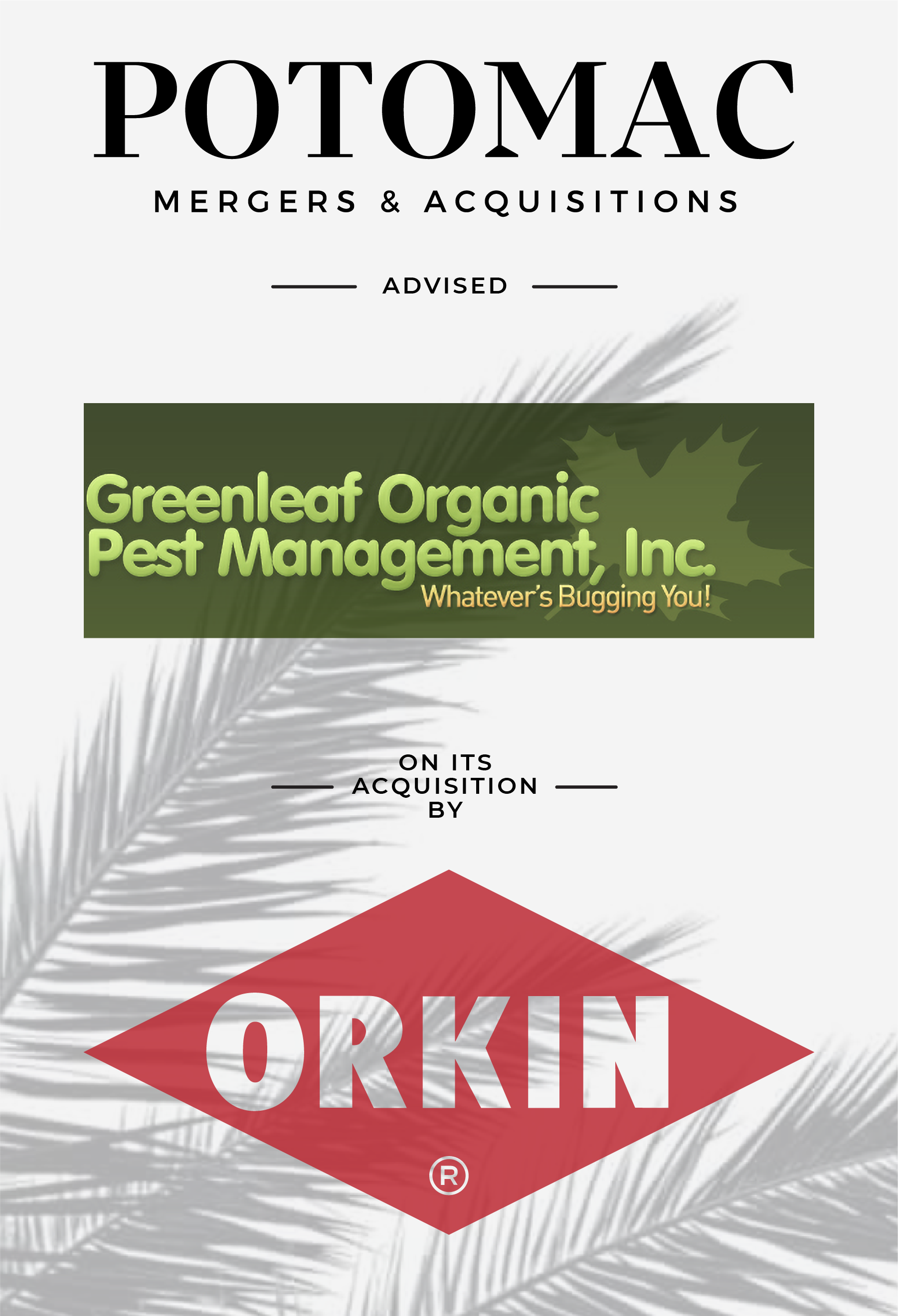 Orkin Acquires Greenleaf Pest Organic Management