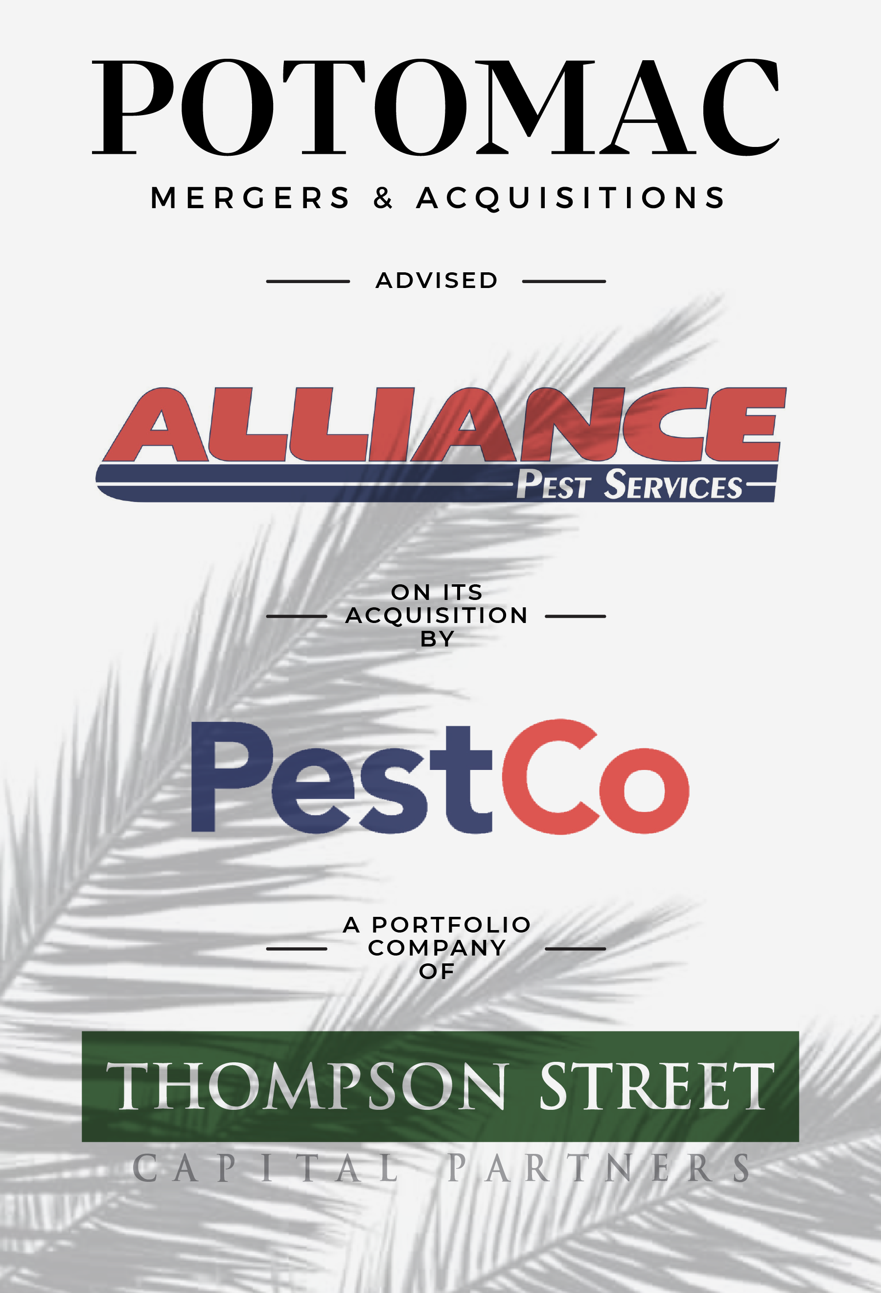 Thompson Street Capital’s PestCo Holdings Acquires Alliance Commercial Pest Control